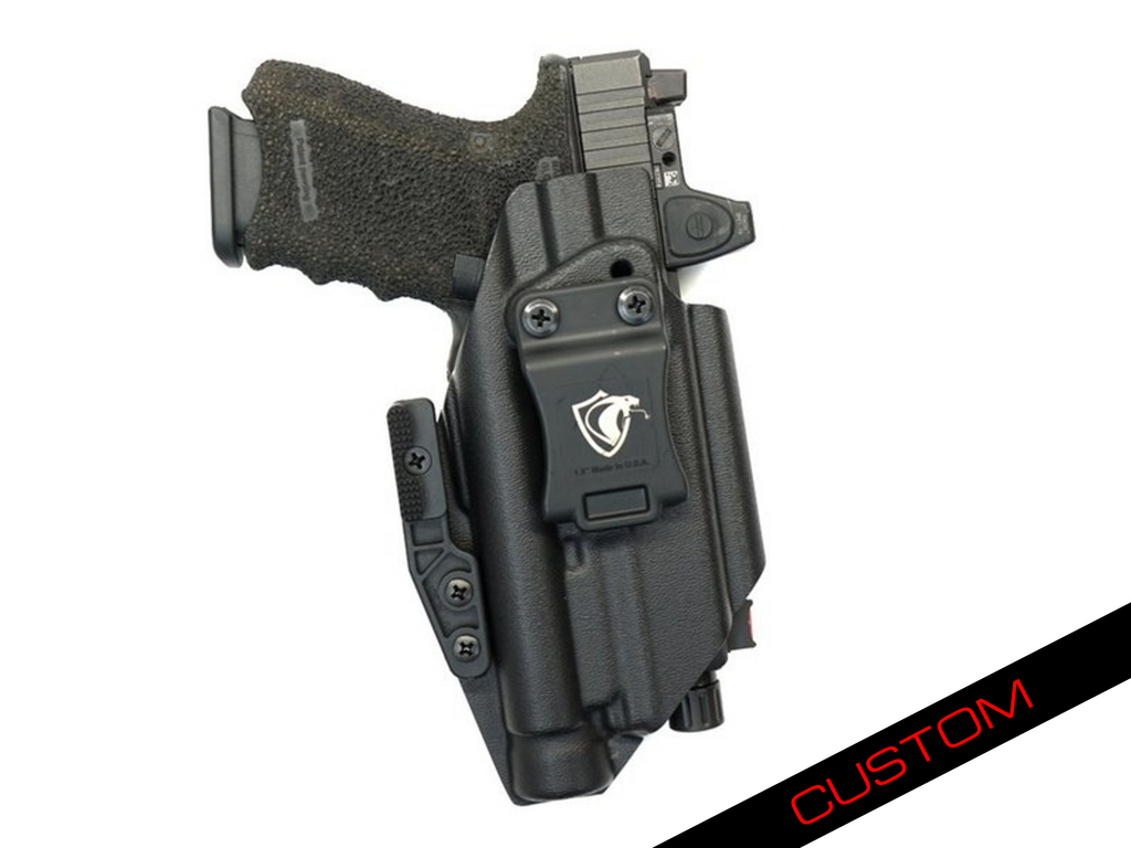 Kobra Kydex - Create Your Own - "Conceal-Brite" Light Bearing Inside The Waistband Holster - Holster Central Custom Kydex Holsters