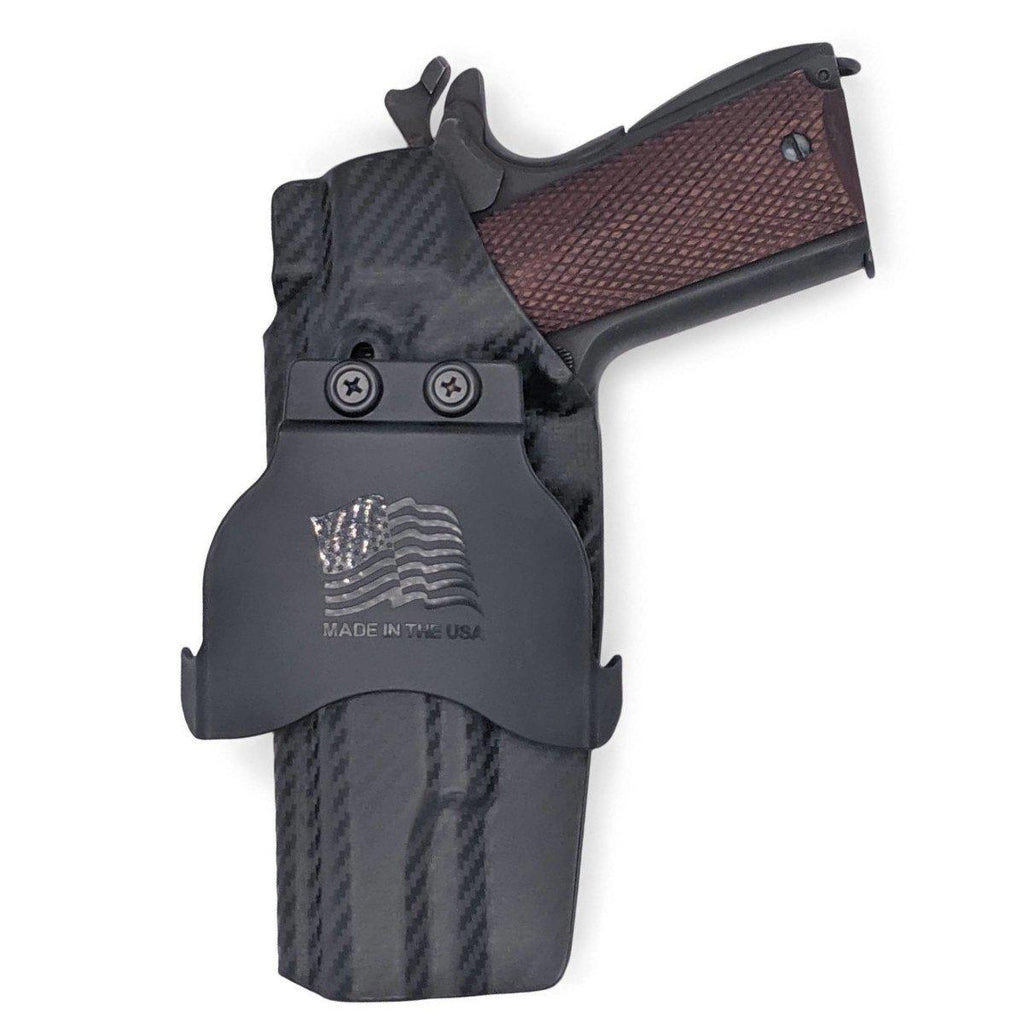 1911 5" Government Model (Non-Rail) OWB KYDEX Paddle Holster - Rounded by Concealment Express
