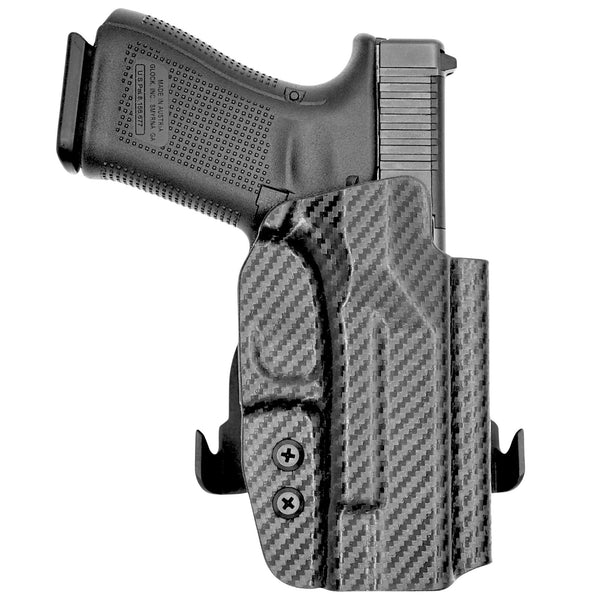 Paddle Holster fits: Glock 19 19X 23 32 45 (Optic Ready) - Rounded by Concealment Express