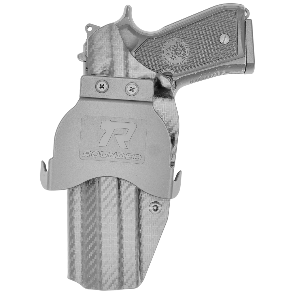 Beretta M9 Paddle Holster - Right Hand Carbon Fiber Front