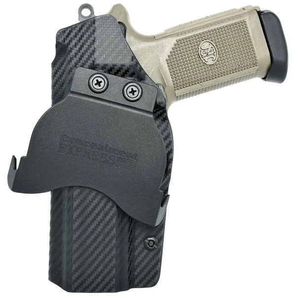 FN FNX 45 Paddle Holster (Optic Ready) - Rounded by Concealment Express