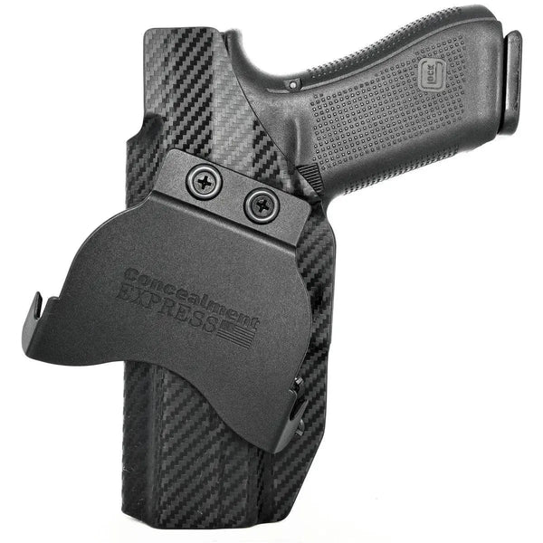 Paddle Holster fits: Glock 17 22 31 (Optic Ready) - Rounded by Concealment Express