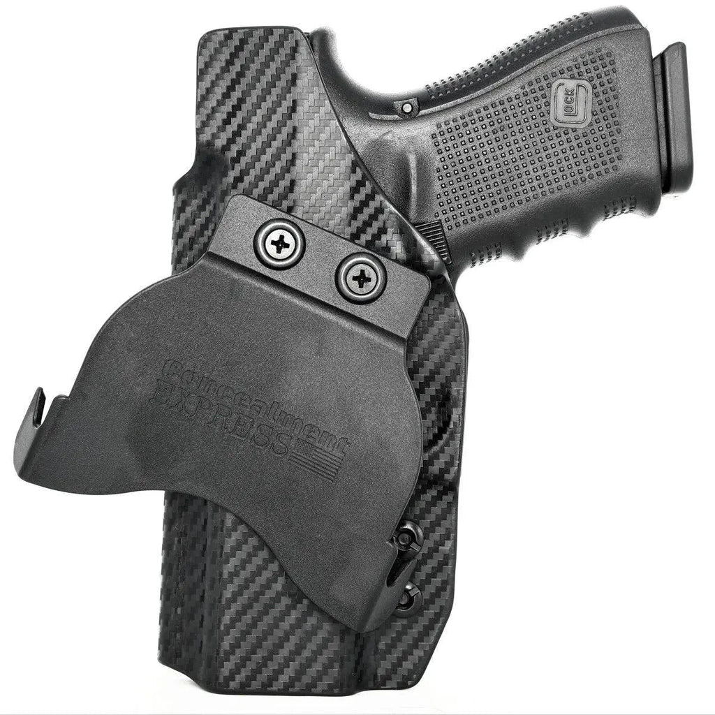 Paddle Holster fits: Glock 19 19X 23 32 45 - Rounded by Concealment Express