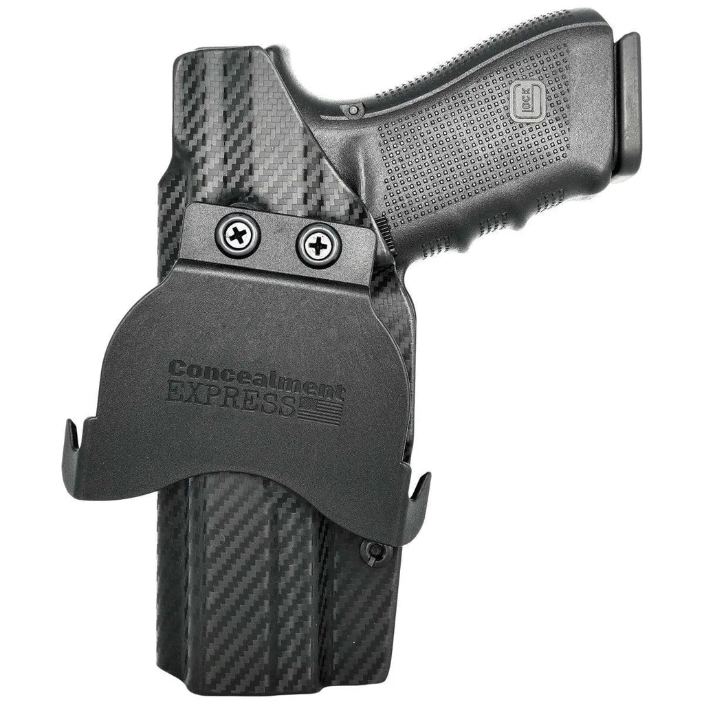 Paddle Holster fits: Glock 20 21 - Rounded by Concealment Express