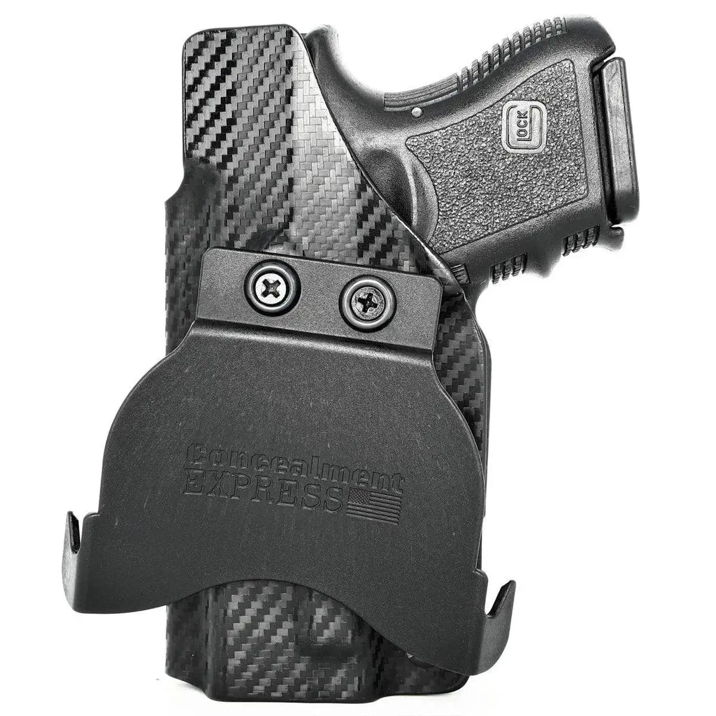 Paddle Holster fits: Glock 26 27 33 - Rounded by Concealment Express