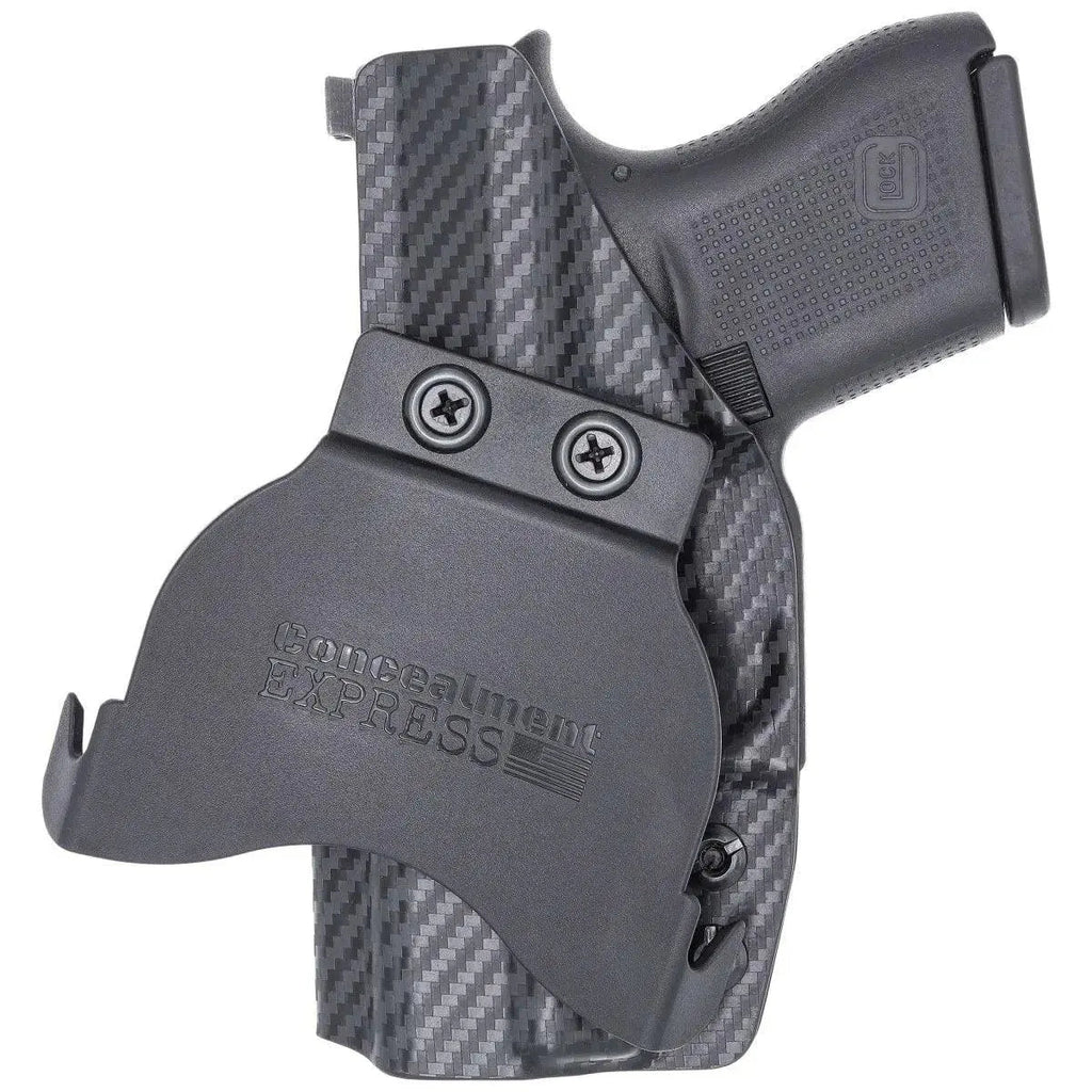 Paddle Holster fits: Glock 43X (Optic Ready) - Rounded by Concealment Express