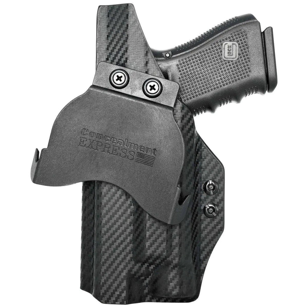 Paddle Holster fits: Glock DS TLR-1 - Rounded by Concealment Express