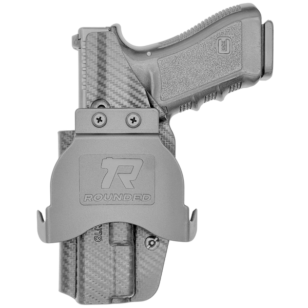 Paddle Holster fits: Glock 17 31 47 49 - Carbon Fiber Front