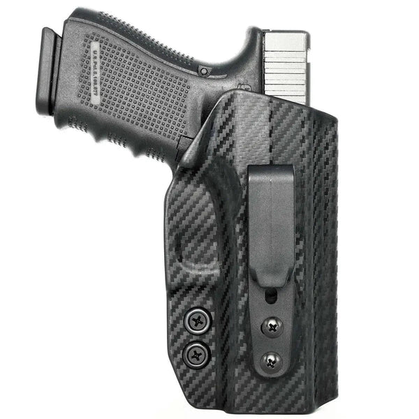 Tuckable IWB Holster fits: Glock 19 19X 23 32 45 (Optic Ready) - Rounded by Concealment Express