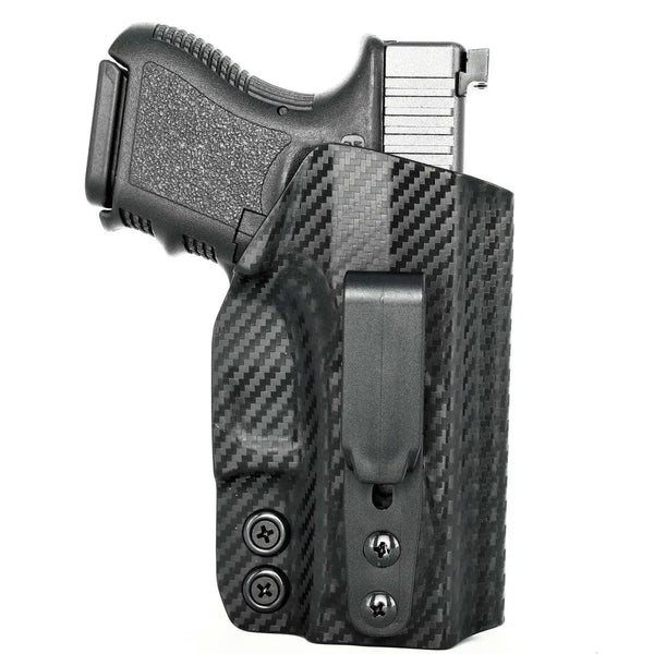 Tuckable IWB Holster fits: Glock 26 27 33 (Optic Ready) - Rounded by Concealment Express
