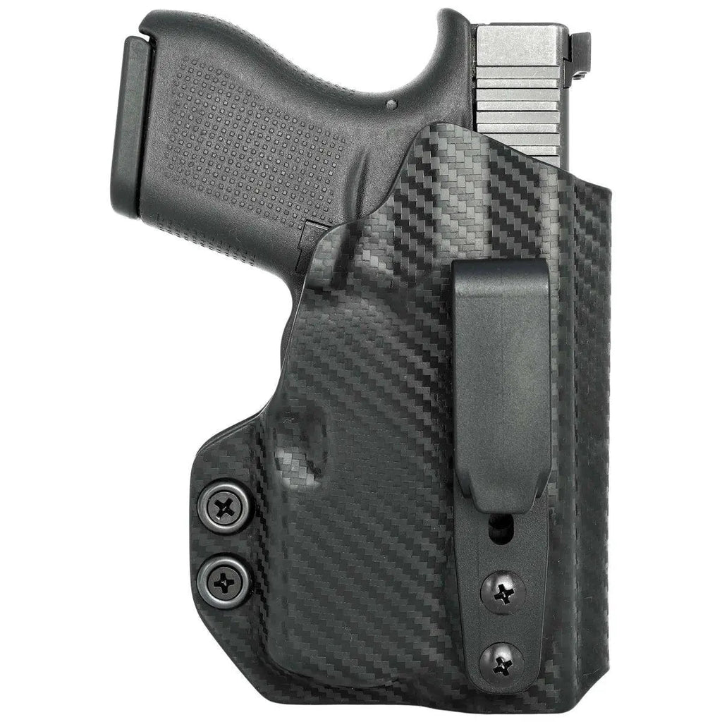 Tuckable IWB Holster fits: Glock 43X TLR-6 - Rounded by Concealment Express