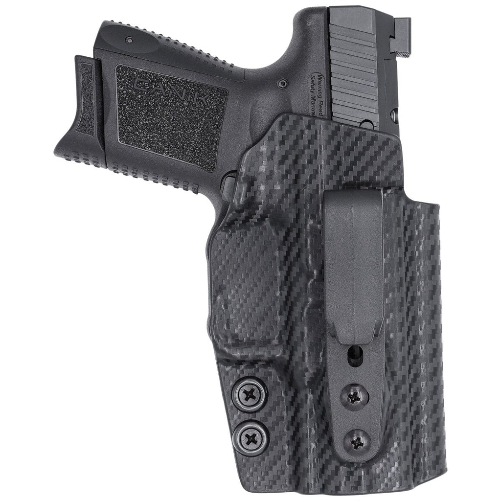 Canik TP9 Elite Sub-Compact Tuckable IWB KYDEX Holster (Optic Ready) - Rounded by Concealment Express