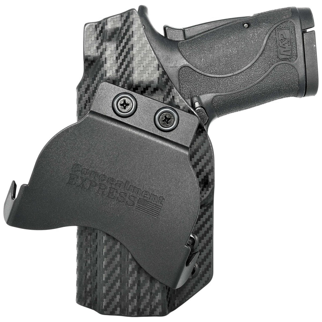 Smith & Wesson M&P SHIELD 380 EZ OWB KYDEX Paddle Holster - Rounded by Concealment Express