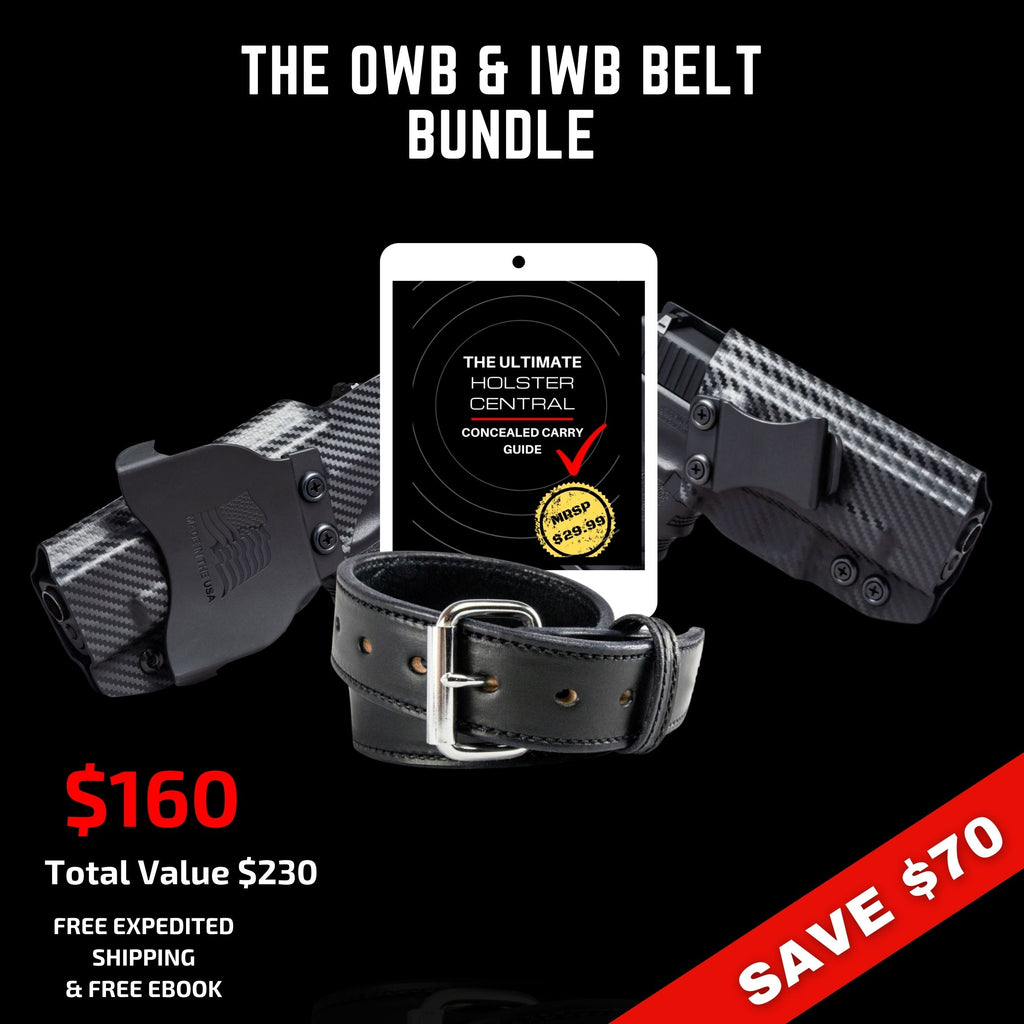 BLACK FRIDAY INSIDE THE WAISTBAND AND OUTSIDE THE WAISTBAND BELT BUNDLE - Holster Central