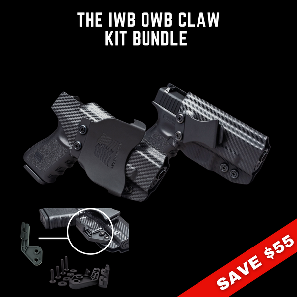 BLACK FRIDAY IWB & OWB CLAW KIT BUNDLE - Holster Central Custom Kydex Holsters