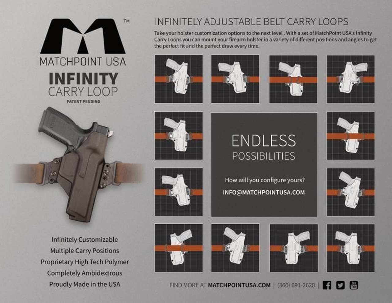 Kobra Kydex - Create Your Own - Striker Outside The Waistband Holster