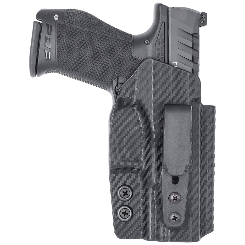 Walther PDP Compact/ Full Size 4 Tuckable IWB KYDEX Holster Carbon Fiber Black / Ambidextrous (No Sweatguard)